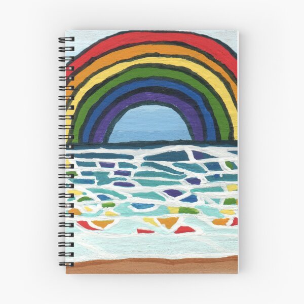 Item preview, Seascape Rainbow Reflection Ocean Lover designed and sold by erinbelkin.