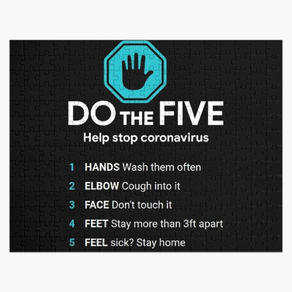 DO the Five. Help Stop #Coronavirus Jigsaw Puzzle