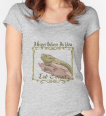 I Super Believe In You Tad Cooper Women's Fitted Scoop T-Shirt