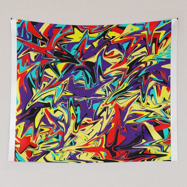 Item preview, Aggressive Color Abstract designed and sold by Erwin-Bratz.