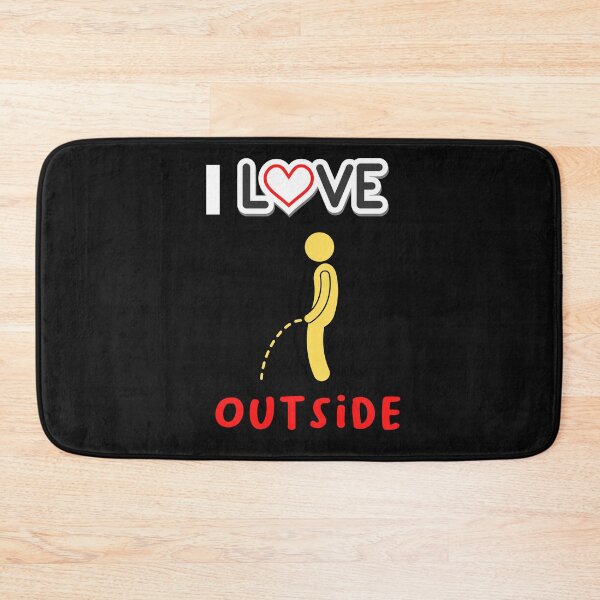Item preview, I Love Peeing Outside funny idea for T-Shirt designed and sold by lhousshop.