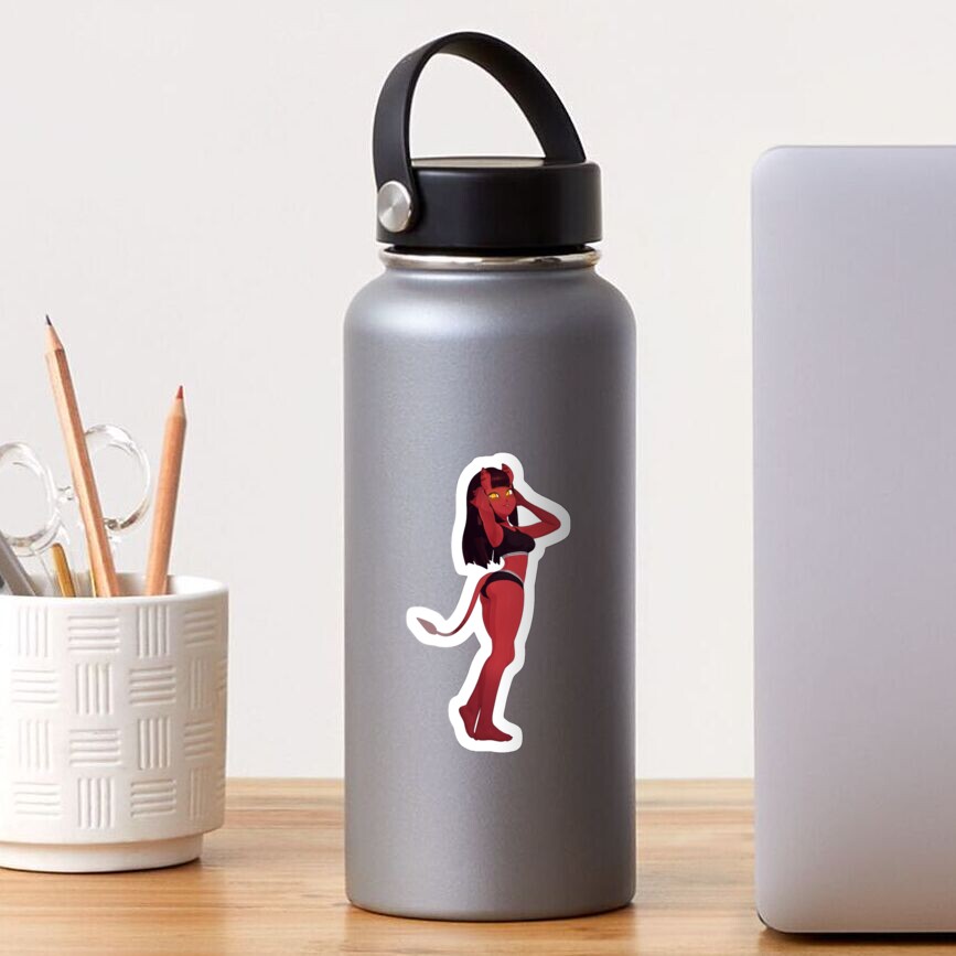 "meru the succubus anime " Sticker by edavyn | Redbubble