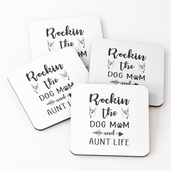 Item preview, Rockin' The Dog Mom & Aunt Life designed and sold by CoutuJack.