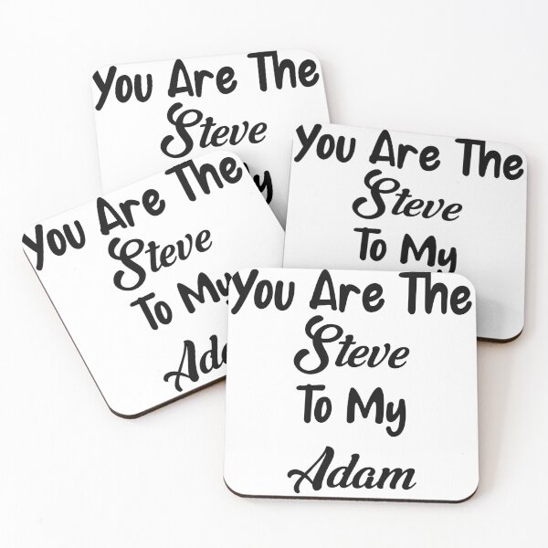 Aperçu de l'œuvre Tu es le Steve de mon Adam créée et vendue par LovenLaughter.