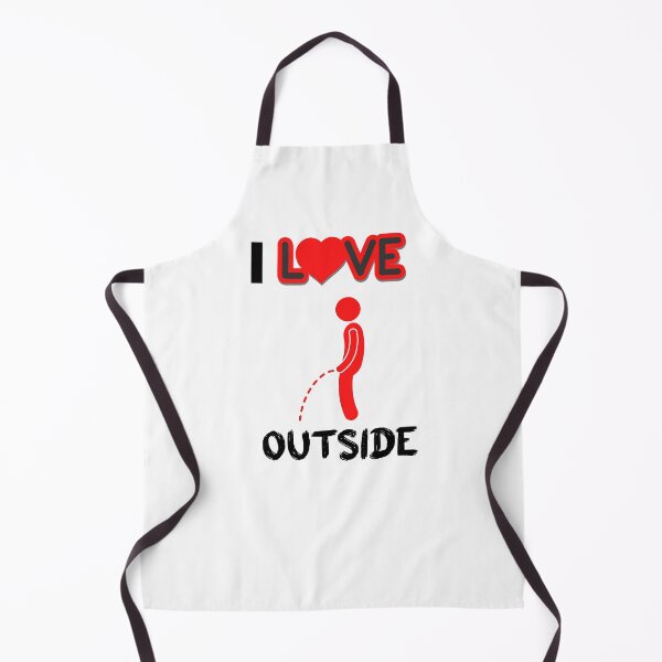 Item preview, I Love Peeing Outside funny idea for T-Shirt designed and sold by lhousshop.