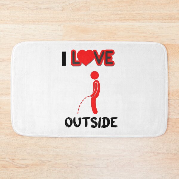 Item preview, I Love Peeing Outside funny idea for T-Shirt designed and sold by lhousshop.