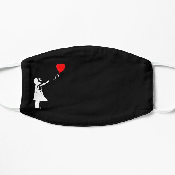 Fille de ballon de Banksy Masque sans plis