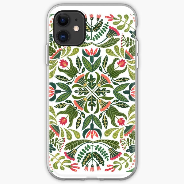 Little red riding hood - mandala pattern iPhone Soft Case