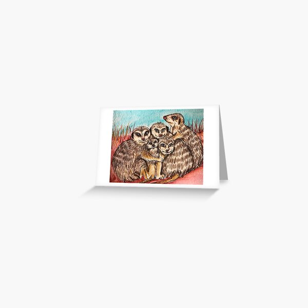 Meerkats Greeting Card