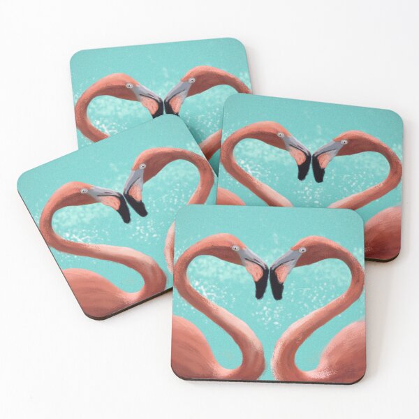 Item preview, Flamingo in Love Shape designed and sold by mypalantir.