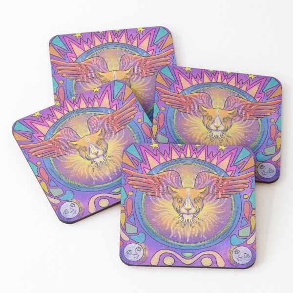Item preview, Esoteric Psychedelic Feline  designed and sold by Sissy Prints.