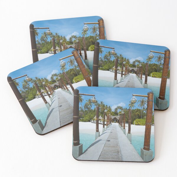 Item preview, Jetty on a tropical island in the Maldives designed and sold by michieldros.