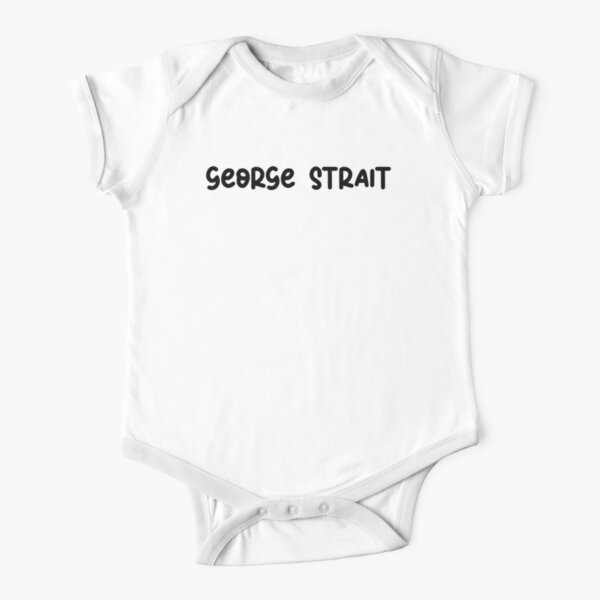 GaryCColeman George Strait Baby T Shirts Cotton Infant T-Shirt Girls Boys Short Sleeve Cotton Tee