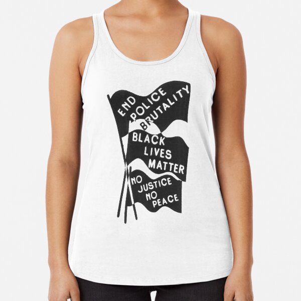 Black Lives Matter Racerback Tank Top