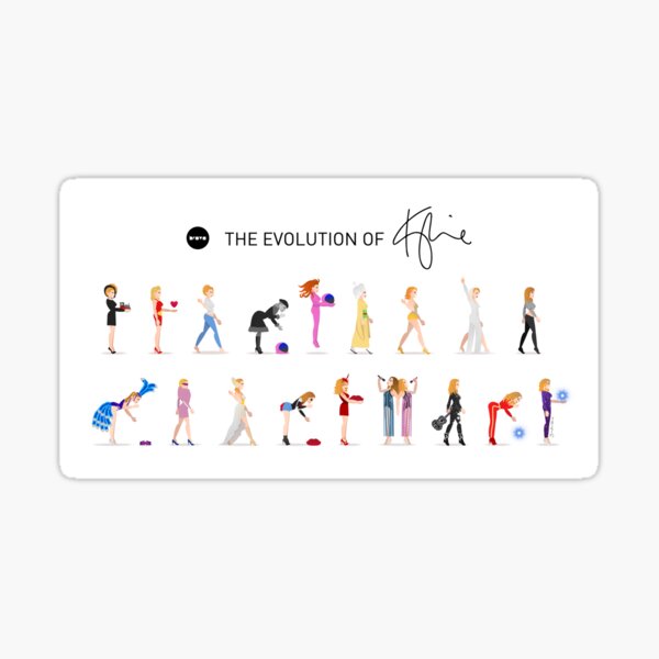 Kylie Evolution Sticker