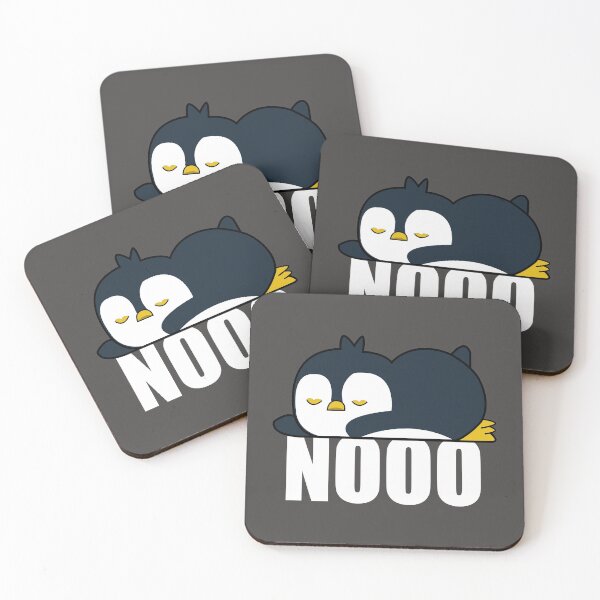 Item preview, Penguin Nope Nooo Relax Sleepy Sleeping Resting Ice Snow Bird Antarctic Cute Gift designed and sold by TheAplus.