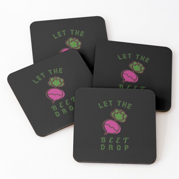 Item preview, Let The Beet Drop | Veganuary Vegans designed and sold by FitFabFunny.