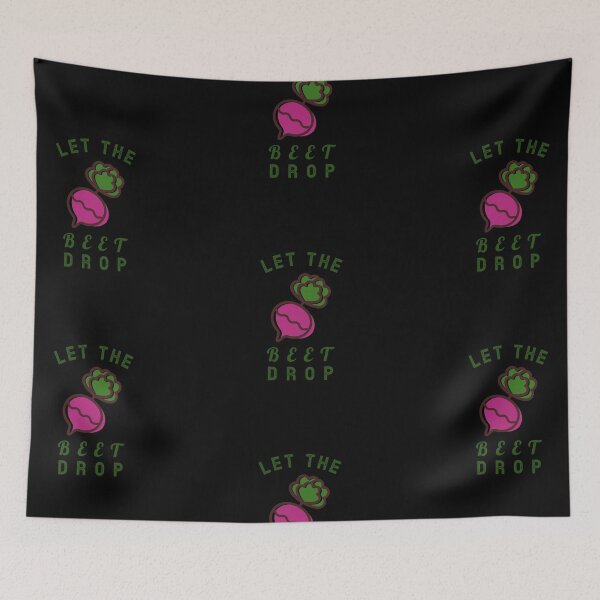 Item preview, Let The Beet Drop | Veganuary Vegans designed and sold by FitFabFunny.