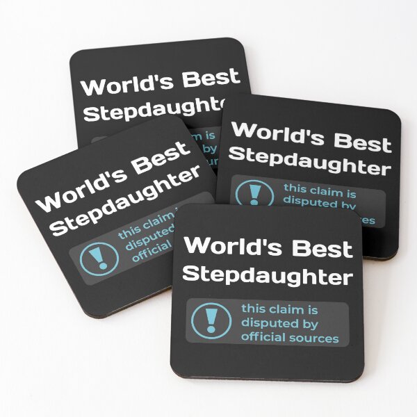 Item preview, This Claim is Disputed (World's Best Stepdaughter) - Self Deprecating designed and sold by WeaveTrumpet.