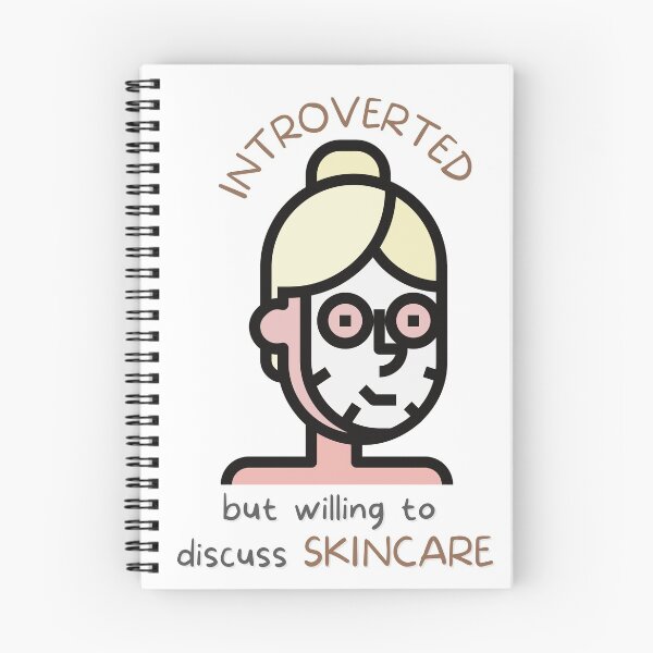 Item preview, Introverted But Willing To Discuss Skincare designed and sold by casualism.