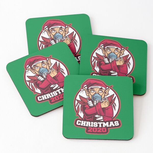 Item preview, Funny Christmas 2020 Quarantine Elf designed and sold by WordsmithNerd.