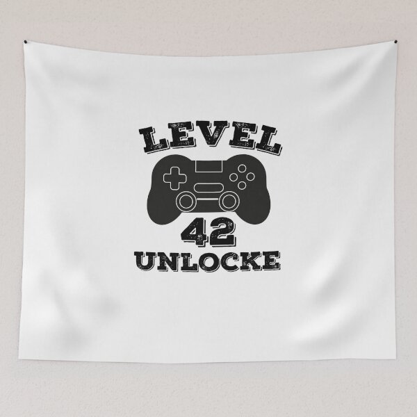 Item preview, Level 42unlocked - 42th birthday gift designed and sold by ThebestArtshop.
