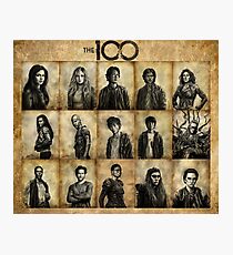 The 100 poster 2 Photographic Print