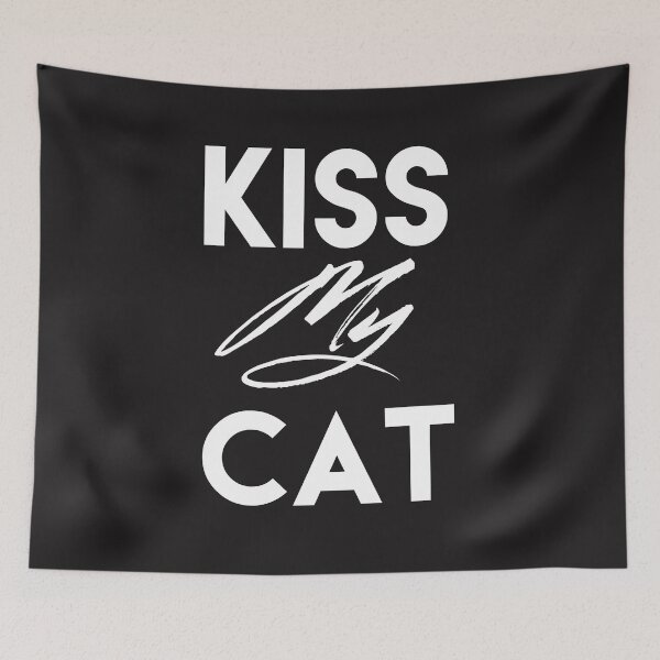 Item preview, Kiss my pussy cat lover funny gift designed and sold by WOWSOMETHINGNEW.