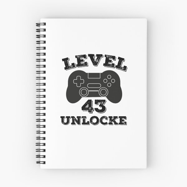 Artikelvorschau, Level 43 freigeschaltet - 43. Geburtstagsgeschenk entworfen und verkauft von ThebestArtshop.