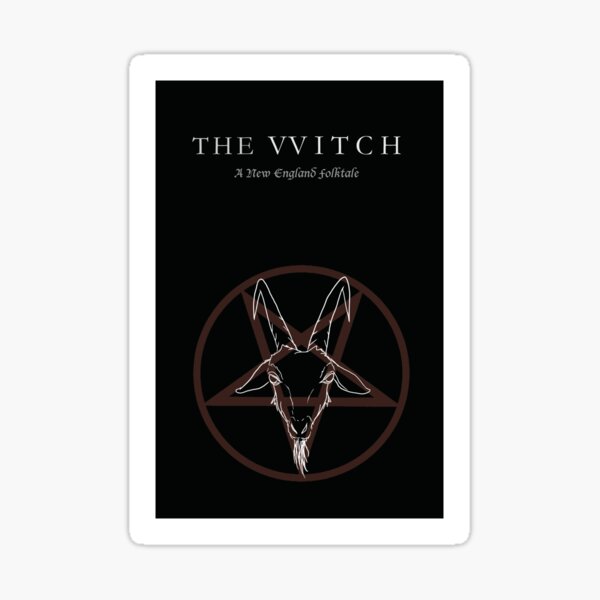 Original The Witch minimalist poster Sticker