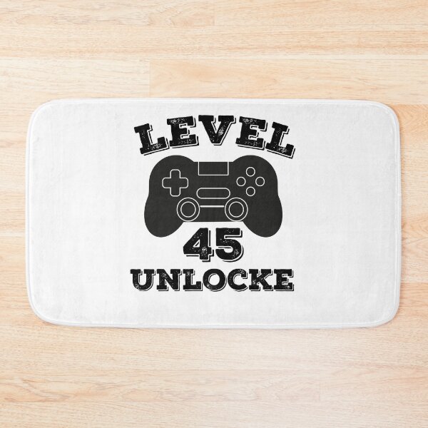 Item preview, Level 45 unlocked - 45th birthday gift designed and sold by ThebestArtshop.