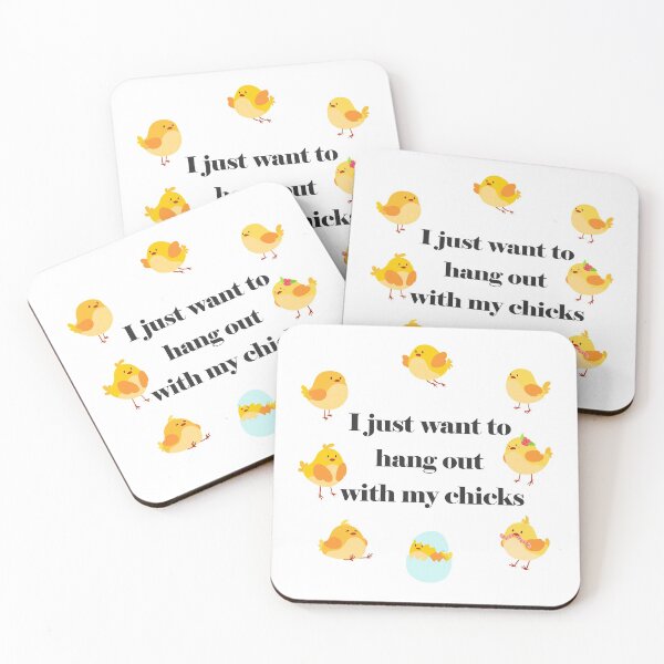 Item preview, I just want to hang out with my chicks designed and sold by roskopp.
