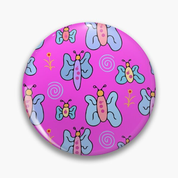 Item preview, Cute and Colorful Butterfly Pattern (pink) designed and sold by Davey's Designs.