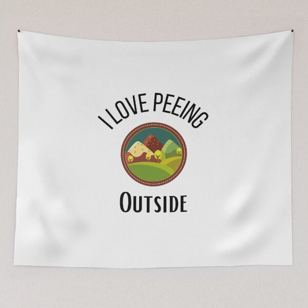 Item preview, I Love Peeing Outside funny gift idea for -T-Shirt designed and sold by lhousshop.