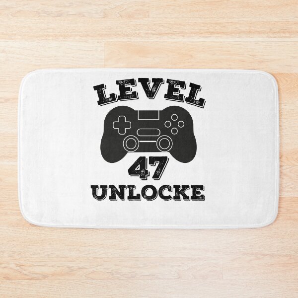 Item preview, Level 47unlocked - 47th birthday gift  designed and sold by ThebestArtshop.
