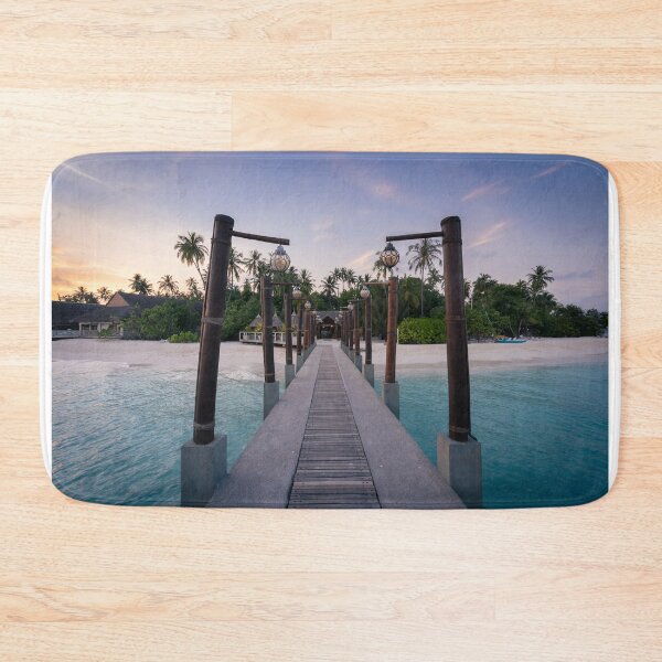 Item preview, Sunset from a jetty on a tropical island in the Maldives designed and sold by michieldros.