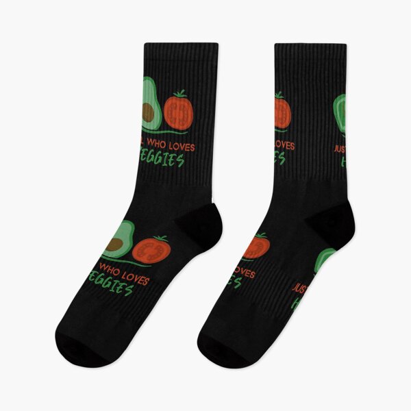 Item preview, Just a Girl Who Loves Her Veggies | Veganuary Vegans designed and sold by FitFabFunny.