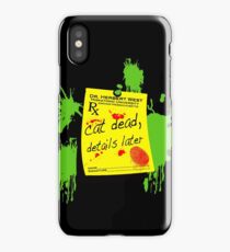 ReAnimator Cat Dead, Details Later iPhone Case