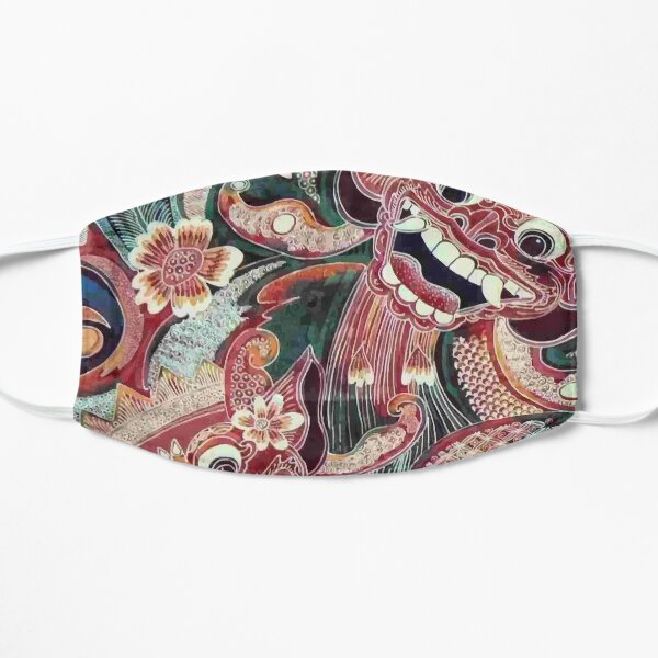 Batik Bali Design Flache Maske