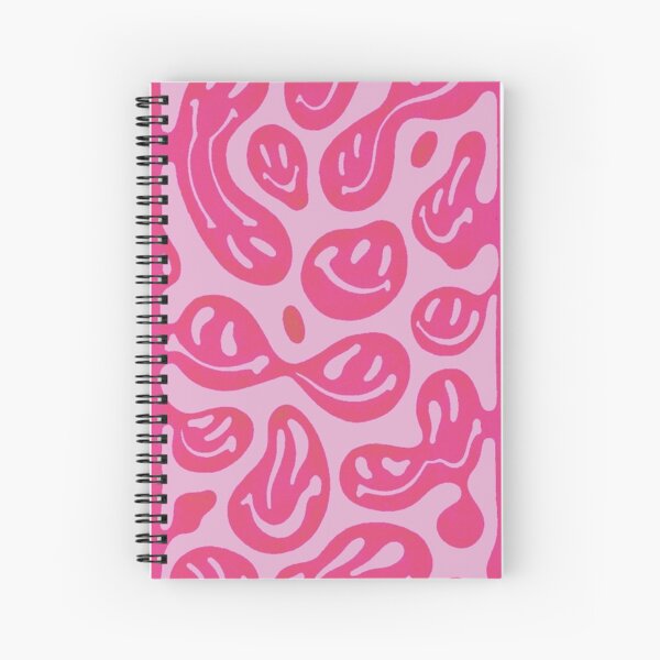 Notebook: Preppy Smiley Face Aesthetic, Cute Composition for Teen Girls  College Ruled, Lined Paper Note Book Journal, Pastel Purple