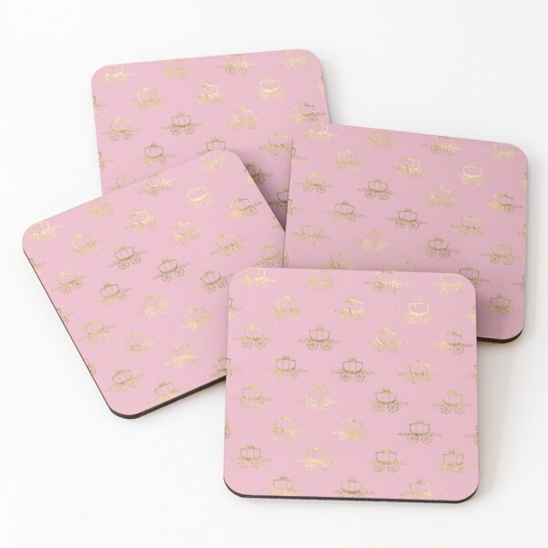 Item preview, Golden carriage on pink background designed and sold by AnnieHochmann.