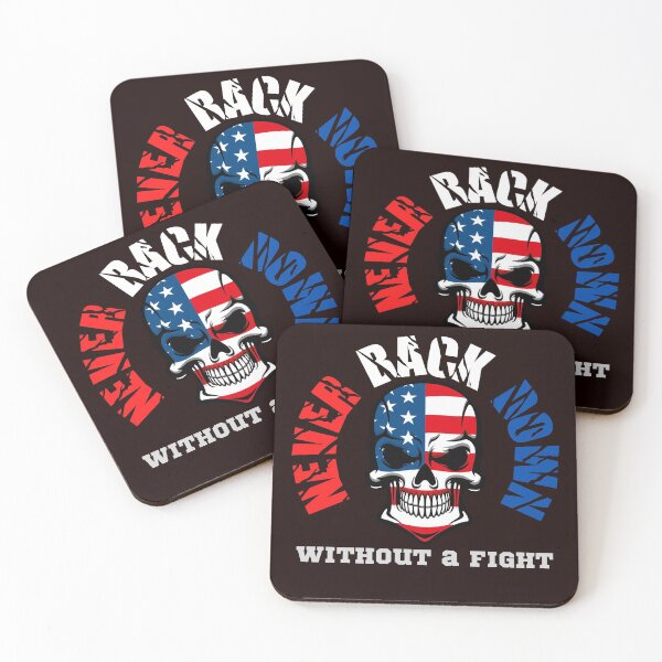 Item preview, Never back down without a fight designed and sold by FunTee's.