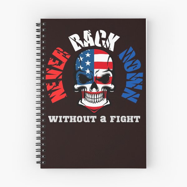 Item preview, Never back down without a fight designed and sold by FunTee's.