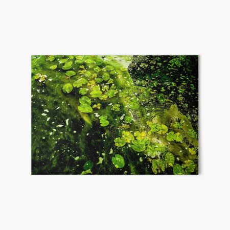 Green sea of leaves Art Board Print