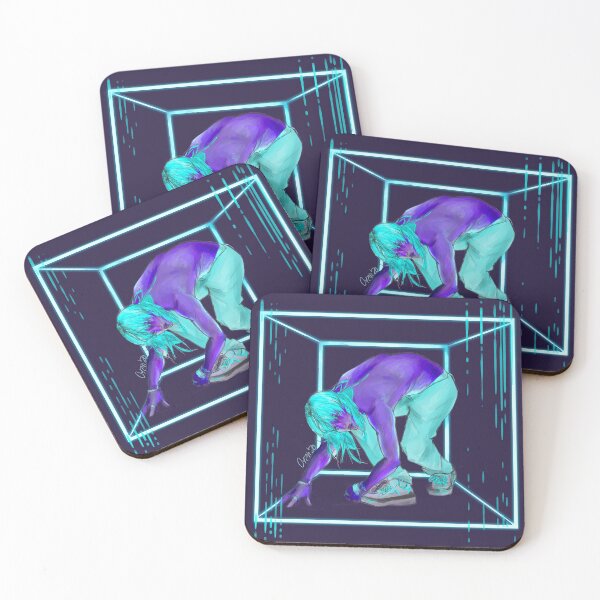 Item preview, EXO KAI Solo Illustration in Neon  designed and sold by WingInk.