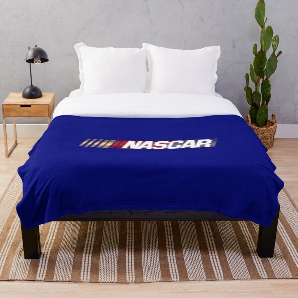 NASCAR Metallic-Look Trophy Emblem Throw Blanket