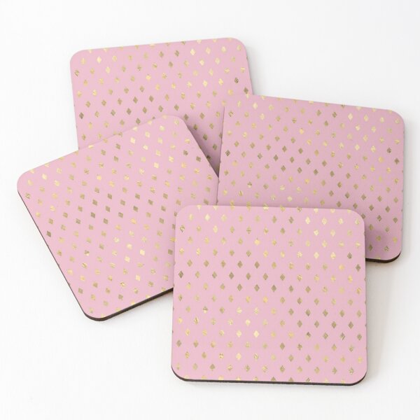 Item preview, Golden diamond on pink background 2 designed and sold by AnnieHochmann.
