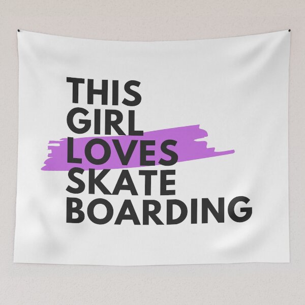 Item preview, This girl loves skateboarding designed and sold by TheGreenGoat.