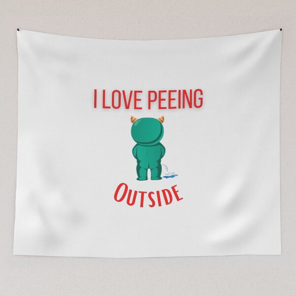 Item preview, I Love Peeing Outside nice idea for T-Shirt designed and sold by lhousshop.