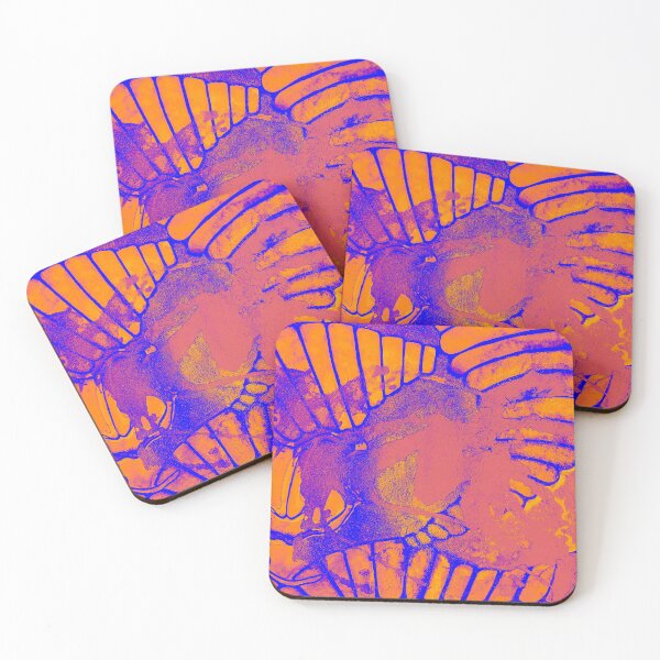 Artikelvorschau, Neonorange Fuchsia Trippy UFO Drache entworfen und verkauft von iamstevivaughn.